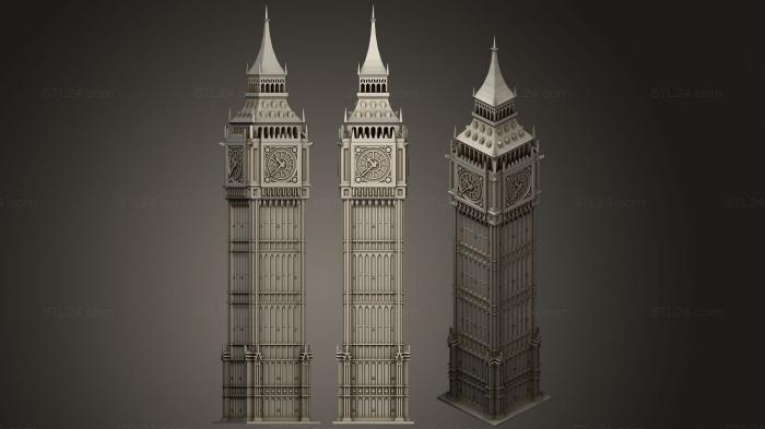 Miscellaneous figurines and statues (Bigben, STKR_1129) 3D models for cnc